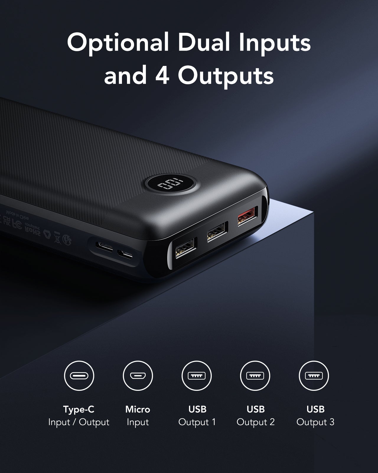 L30 30000mAh Power Bank with Digital Display