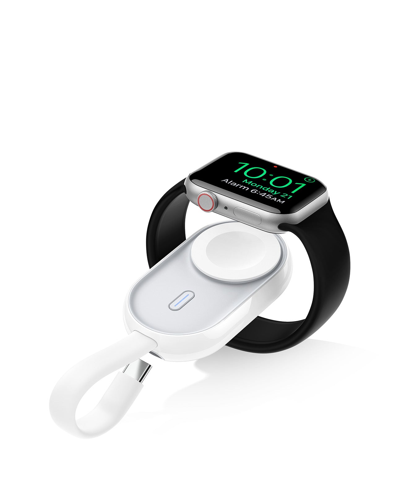 1200mAh with Built in Cable, Super Compact Wireless Charger for Apple Watch